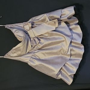 WET SEAL Silver Mini Dress